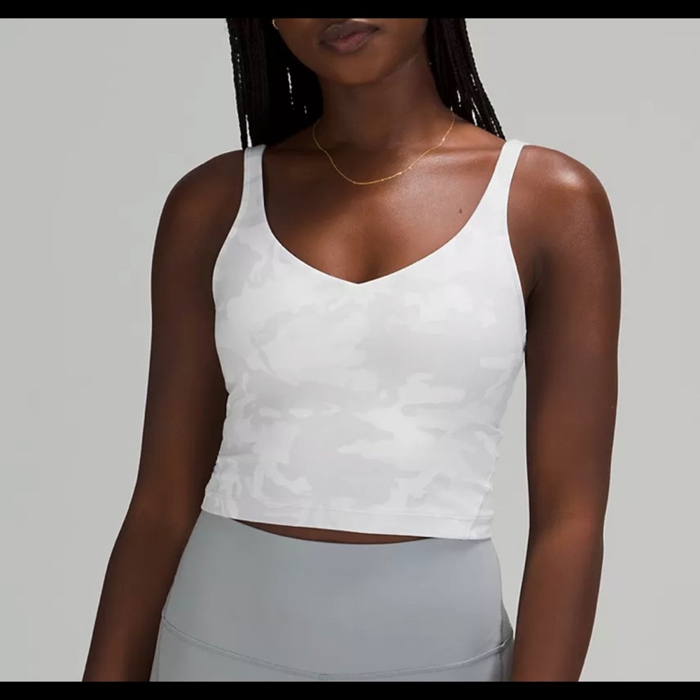 White camo align tank NWT